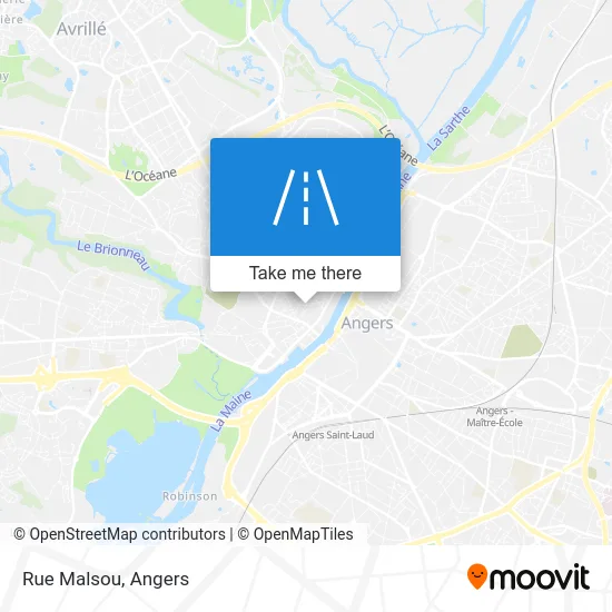 Rue Malsou map