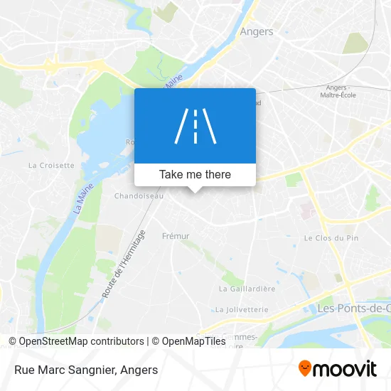 Rue Marc Sangnier map