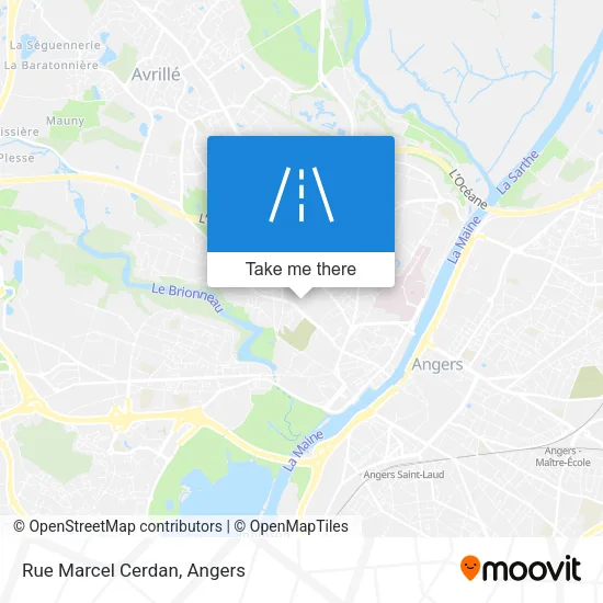 Rue Marcel Cerdan map