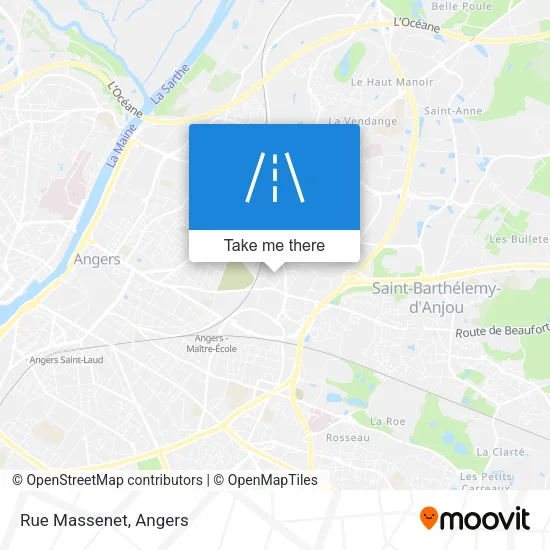 Rue Massenet map