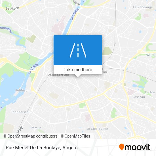 Rue Merlet De La Boulaye map