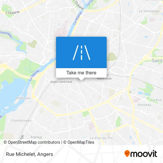 Rue Michelet map