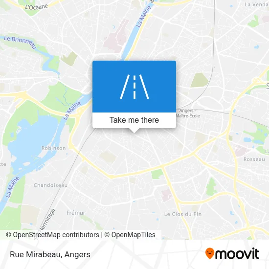 Rue Mirabeau map
