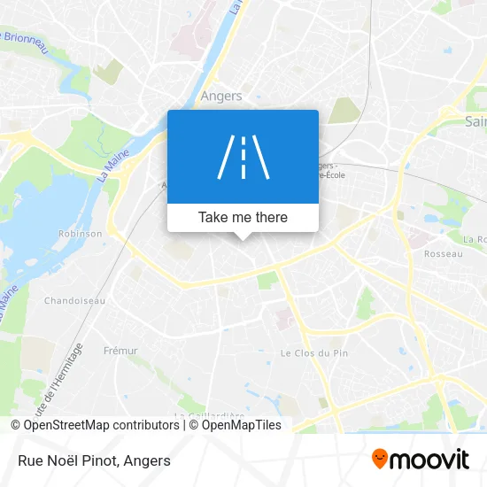 Rue Noël Pinot map
