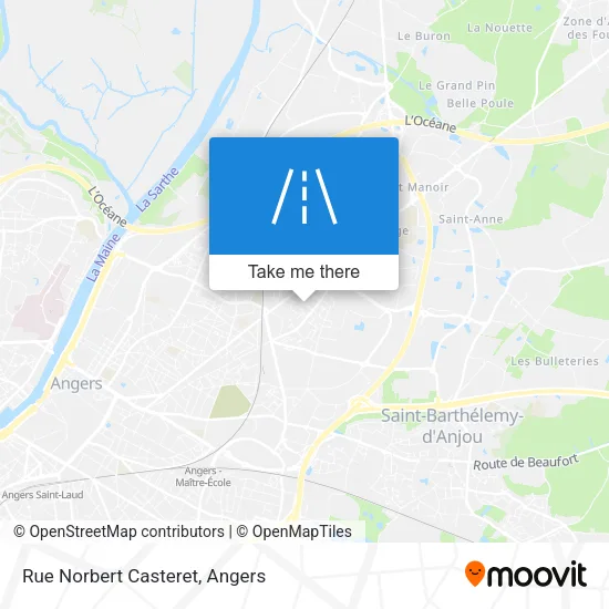 Rue Norbert Casteret map