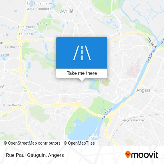 Rue Paul Gauguin map