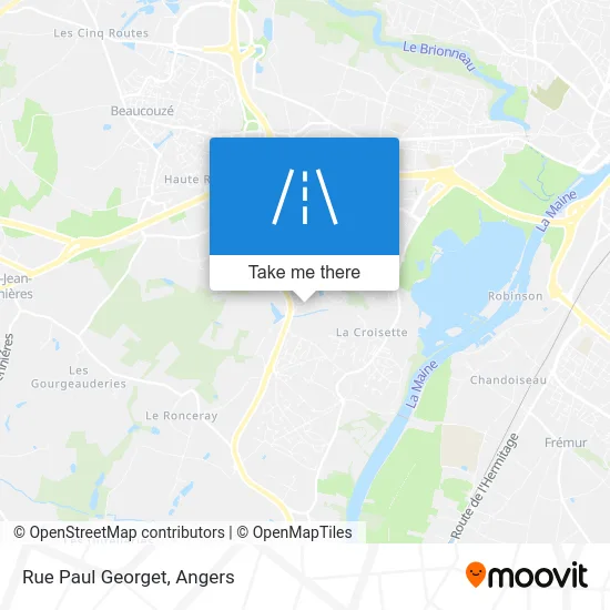 Mapa Rue Paul Georget