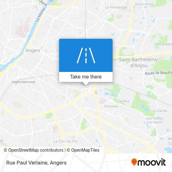 Rue Paul Verlaine map