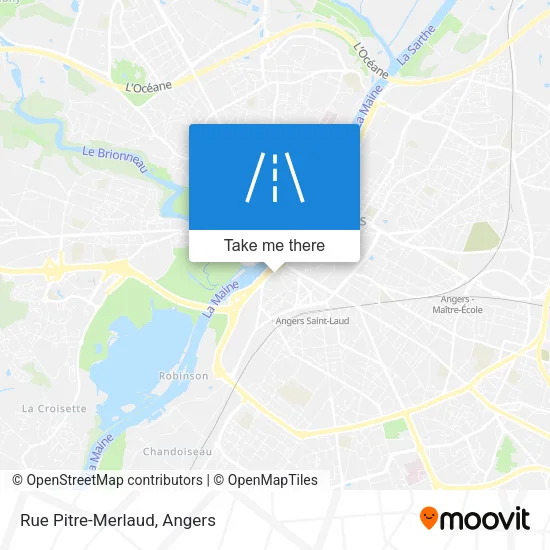 Rue Pitre-Merlaud map