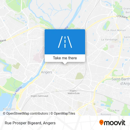 Rue Prosper Bigeard map