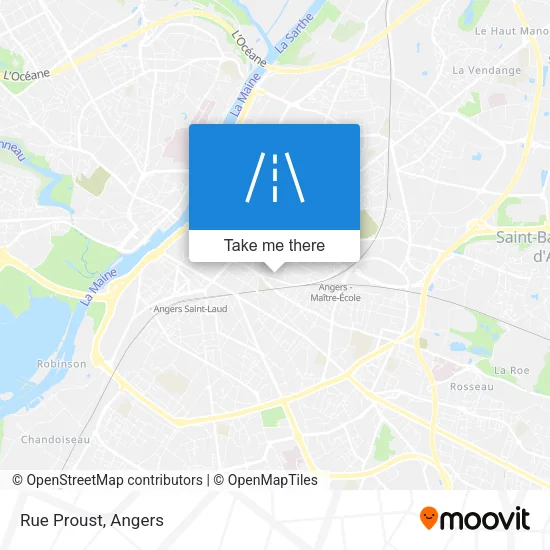 Rue Proust map