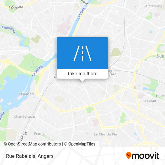 Rue Rabelais map