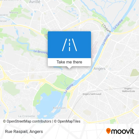 Rue Raspail map