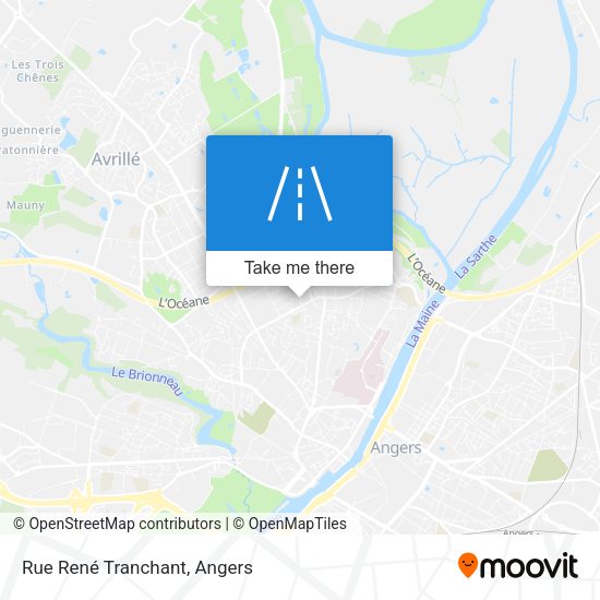 Rue René Tranchant map