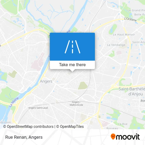 Rue Renan map