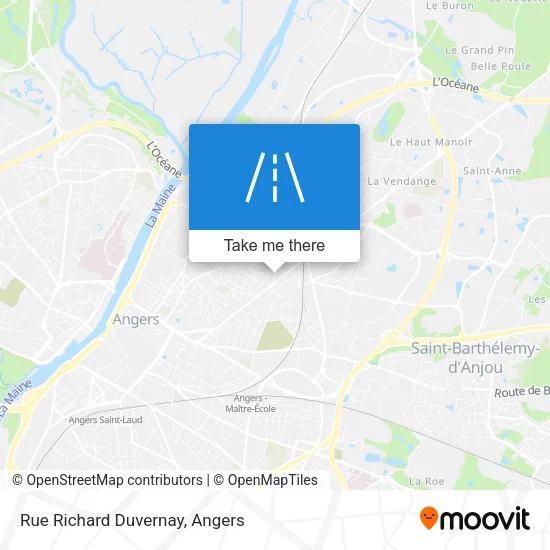 Rue Richard Duvernay map