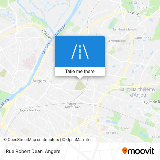 Rue Robert Dean map