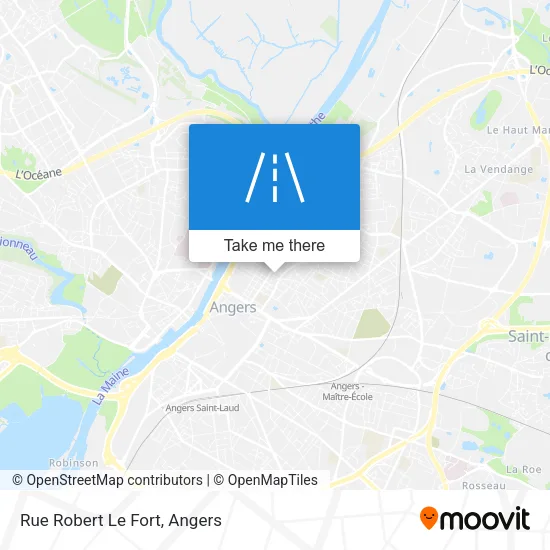 Rue Robert Le Fort map