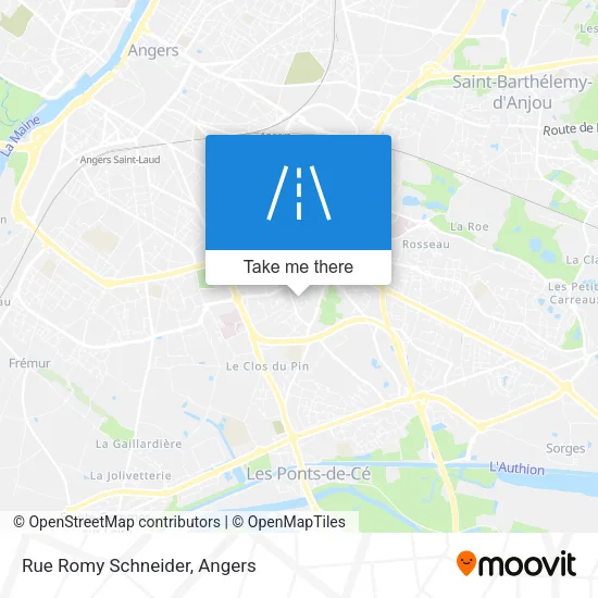 Rue Romy Schneider map