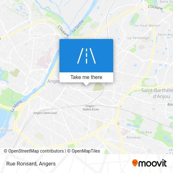 Rue Ronsard map