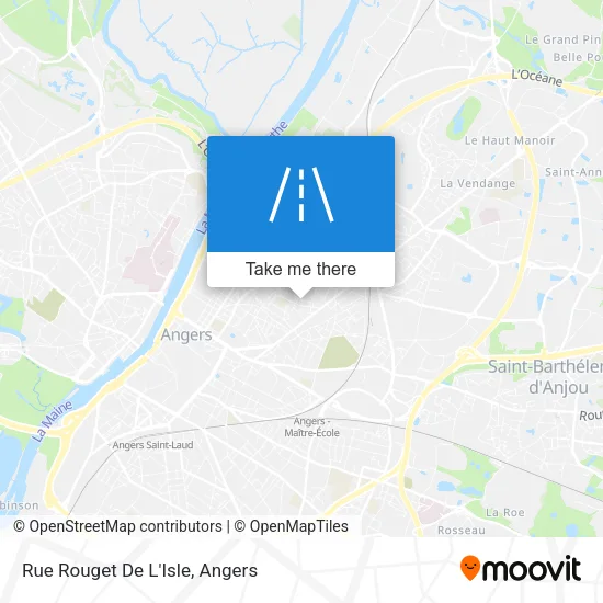 Rue Rouget De L'Isle map