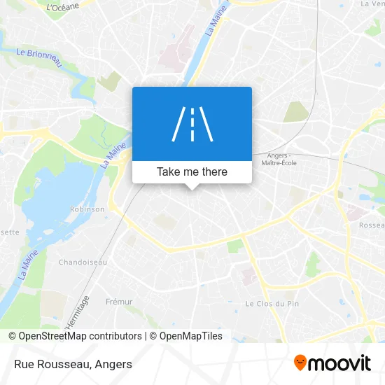 Rue Rousseau map