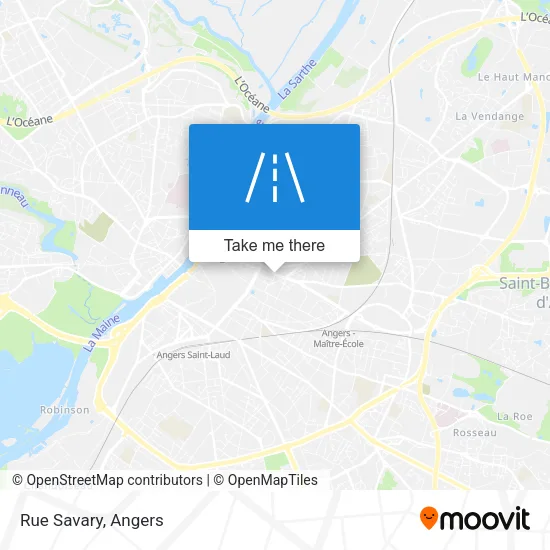 Rue Savary map