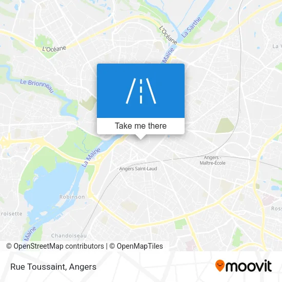Rue Toussaint map