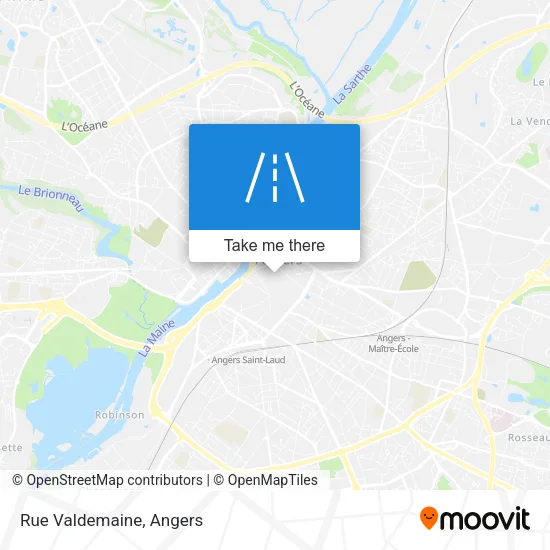 Rue Valdemaine map