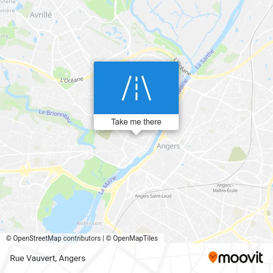 Rue Vauvert map