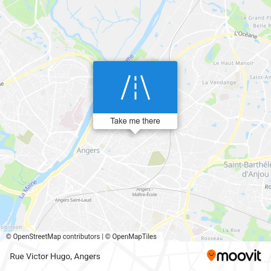 Rue Victor Hugo map