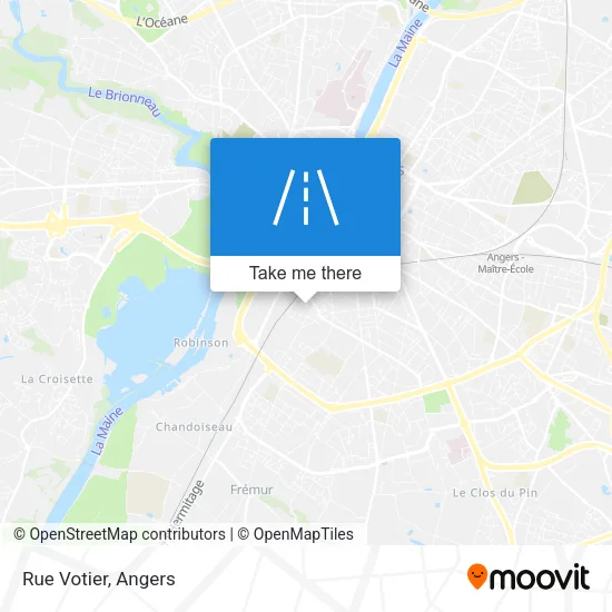 Rue Votier map