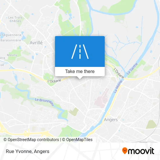 Rue Yvonne map