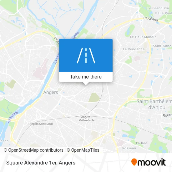 Square Alexandre 1er map