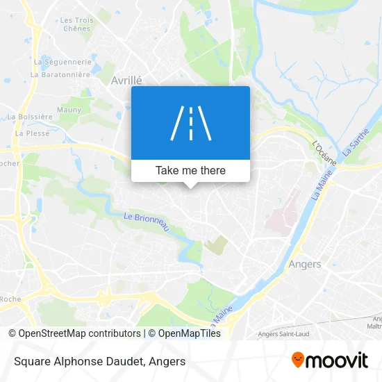 Square Alphonse Daudet map