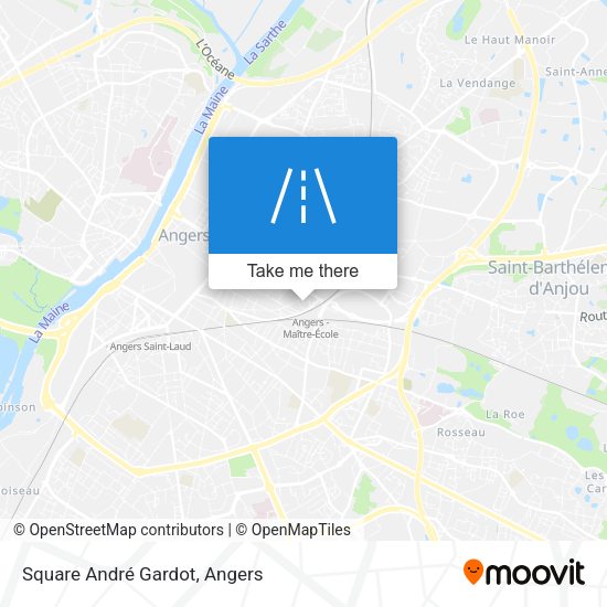 Square André Gardot map