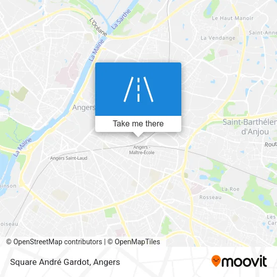 Square André Gardot map