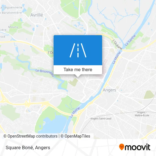 Square Boné map