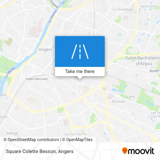 Square Colette Besson map