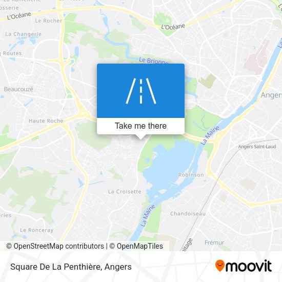 Square De La Penthière map