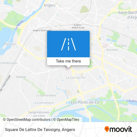 Square De Lattre De Tassigny map