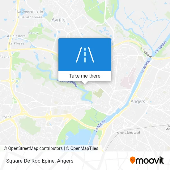 Square De Roc Epine map
