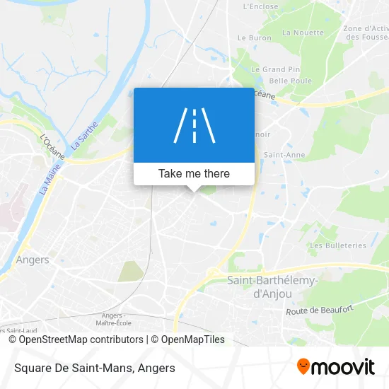 Square De Saint-Mans map