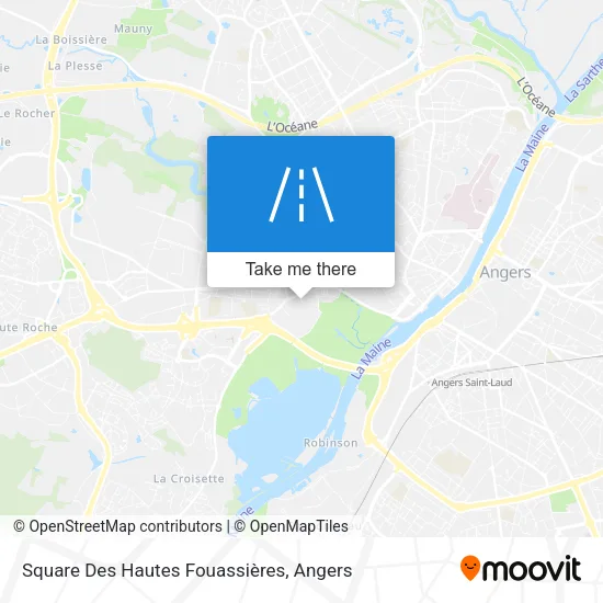 Square Des Hautes Fouassières map