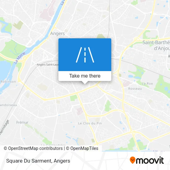 Square Du Sarment map