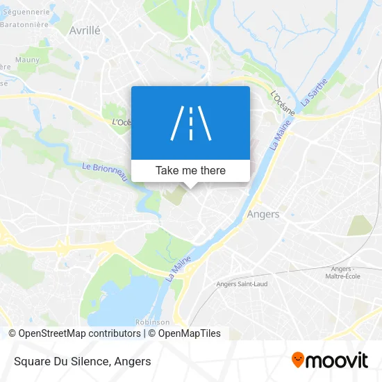 Square Du Silence map