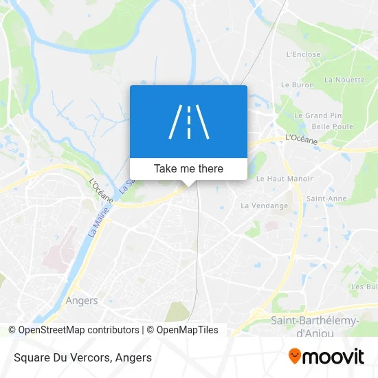 Square Du Vercors map