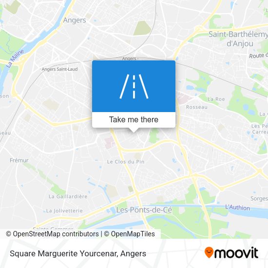 Square Marguerite Yourcenar map
