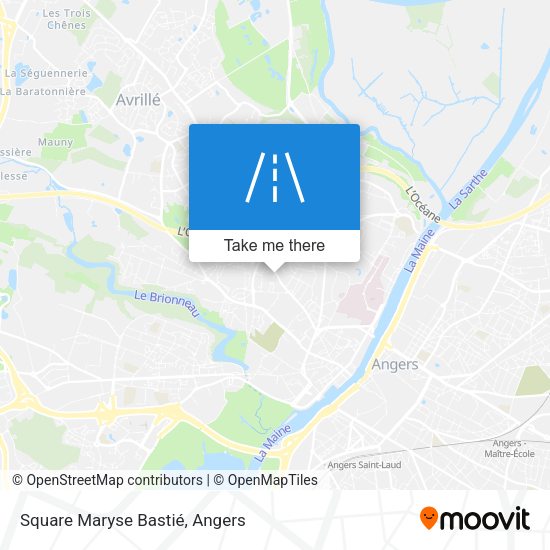 Square Maryse Bastié map