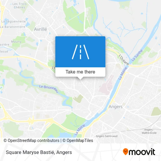 Square Maryse Bastié map